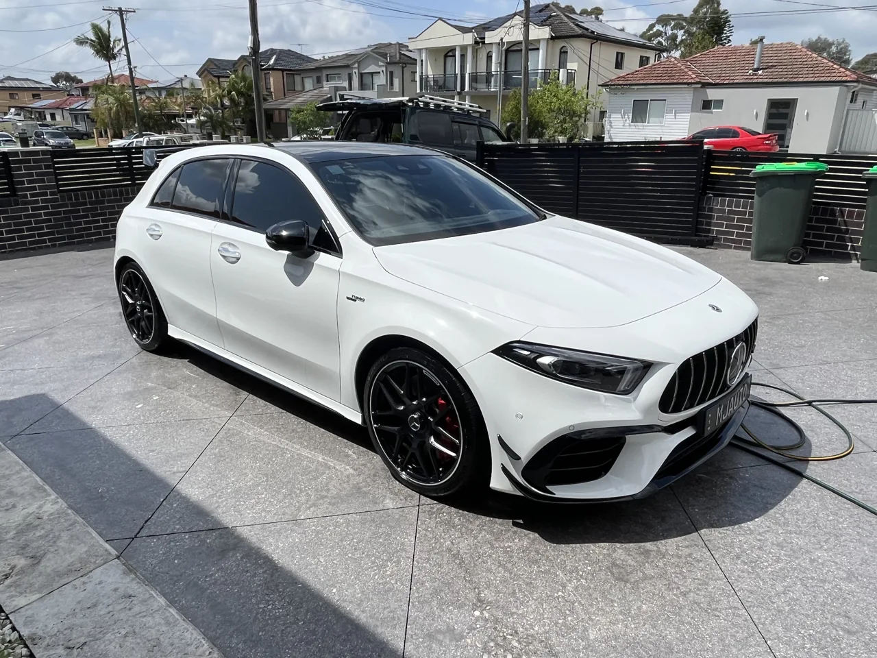 White Mercedes-Benz from our exterior detailing gallery